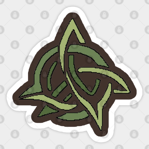 Toxic Cultist Symbol Sticker by ZingyStitches